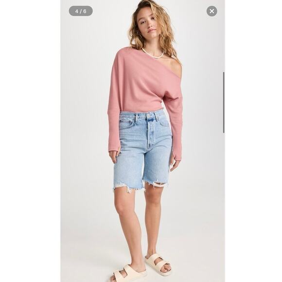 NWT Free People We The Free Fuji Thermal Top in Rose Sz XS - Picture 11 of 11